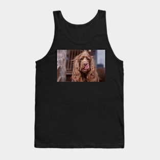 Sussex Spaniel with Tongue Out Tank Top